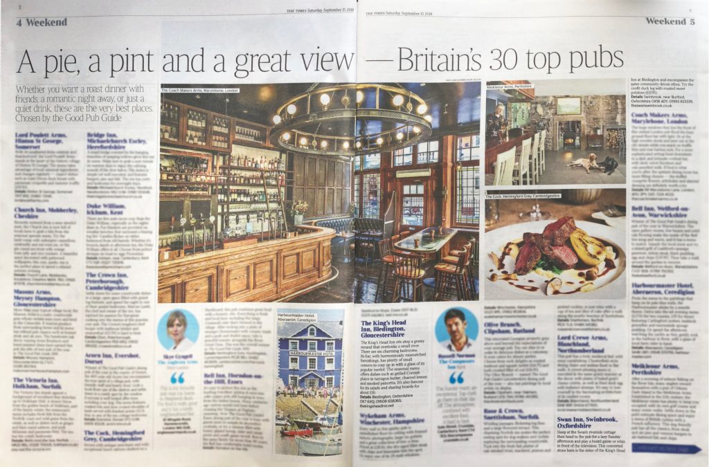 The King's Head Inn - A Top 30 Country Pub With Gardens In The Cotswolds